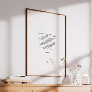 Pablo Neruda Love Poem Print: Inspirational Quote Poster / Digital Download