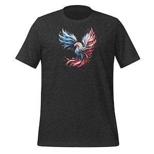 Majestic Blaze Eagle | Patriotic Phoenix Design | Unisex t-shirt