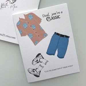 Tarjeta divertida para el Día del Padre / Papá, eres un clásico / Tarjeta divertida para papá / Tarjeta de felicitación para el Día del Padre / Tarjeta de broma para papá / Regalo para papá / Tarjeta para papá
