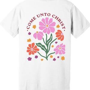 Look Unto Christ | Girls Camp T Shirt| LDS Youth Theme Tee | 2025 LDS Youth Theme | D&C 6:36 | Look Unto Christ