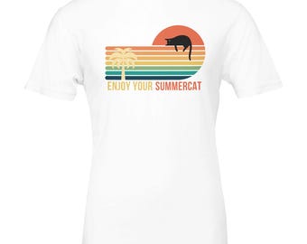 UNisex T-Shirt SUMMERCAT /Unisex T-Shirt Summer Cat
