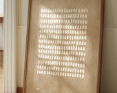 Sand Minimalistic Pattern Wall Art Hand Painted Scandi Dot Ink Print Abstract Meditation Beige Poster Neutral Boho Earthy Desert Download