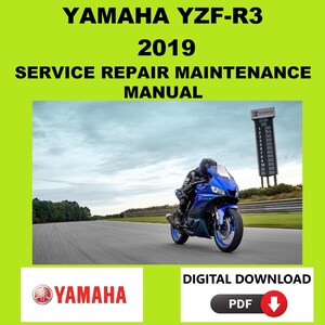 Yamaha 2019 YZF-R3 Service Manual Maintenance Repair