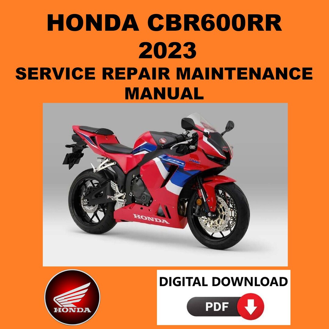 Honda 2023 CBR600RR Service Manual Maintenance Repair - Etsy