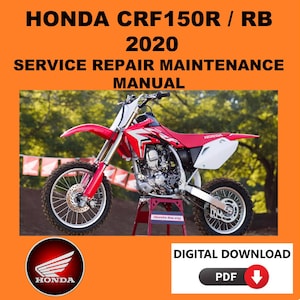 Honda 2020 CRF150R Service Manual Maintenance Repair