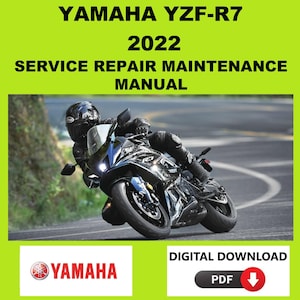 Yamaha 2022 YZF-R7 Service Manual Maintenance Repair