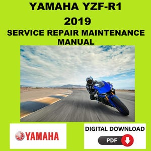 Yamaha 2019 YZF-R1 Service Manual Maintenance Repair