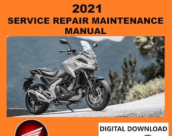 Honda 2021 NC750X Service Manual Maintenance Repair