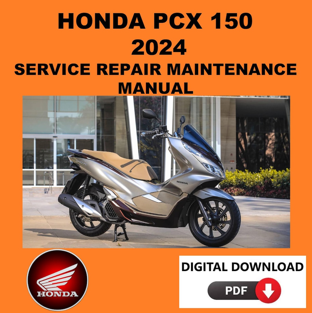 Honda 2024 PCX 150 Service Manual Maintenance Repair - Etsy