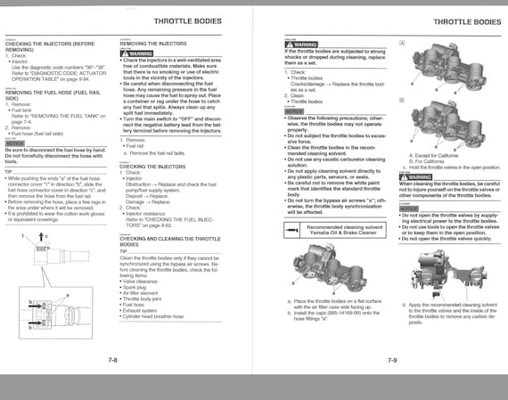 Yamaha 2024 Tracer 9 GT+ Service Manual Maintenance Repair