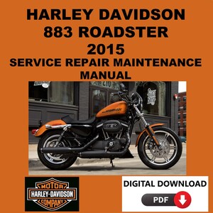 Harley Davidson 2015 883 Roadster Service Manual Maintenance Repair