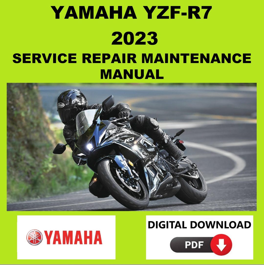 Yamaha 2023 YZF-R7 Service Manual Maintenance Repair - Etsy