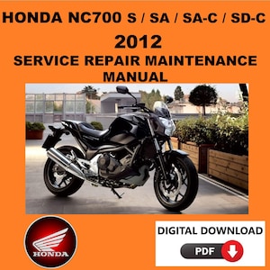 ホンダ 2012 NC700S サービスマニュアル メンテナンス 修理