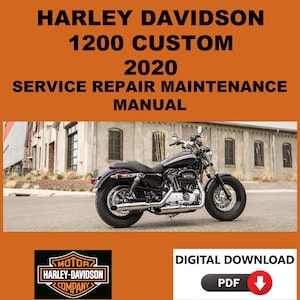 Harley Davidson 2020 1200 Custom Instrukcja serwisowa Konserwacja Naprawa