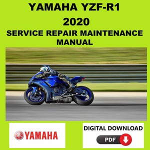 Yamaha 2020 YZF-R1 Service Manual Maintenance Repair