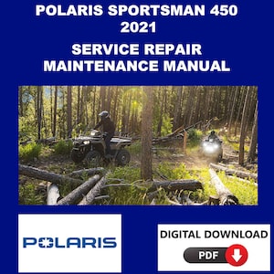Polaris 2021 Sportsman 450 Service Manual Maintenance Repair