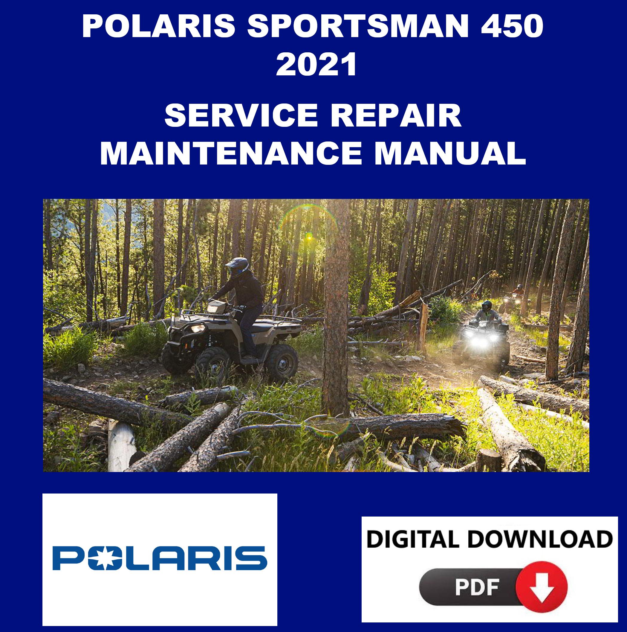 Polaris 2018 Sportsman 450 Service Manual Maintenance Repair