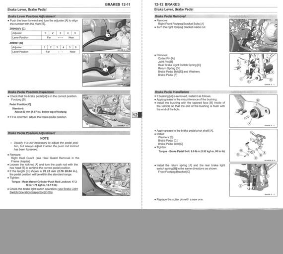 Kawasaki 2025 Z900 Service Manual Maintenance Repair - Etsy