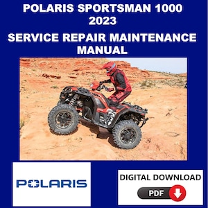 Polaris 2023 Sportsman XP 1000 Service Manual Maintenance Repair