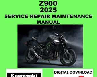 Kawasaki 2025 Z900 Service Manual Maintenance Repair - Etsy