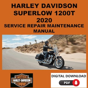 Harley Davidson 2020 SuperLow 1200T Service Manual Maintenance Repair