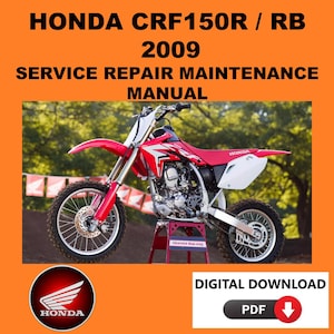 Honda 2009 CRF150R Service Manual Maintenance Repair