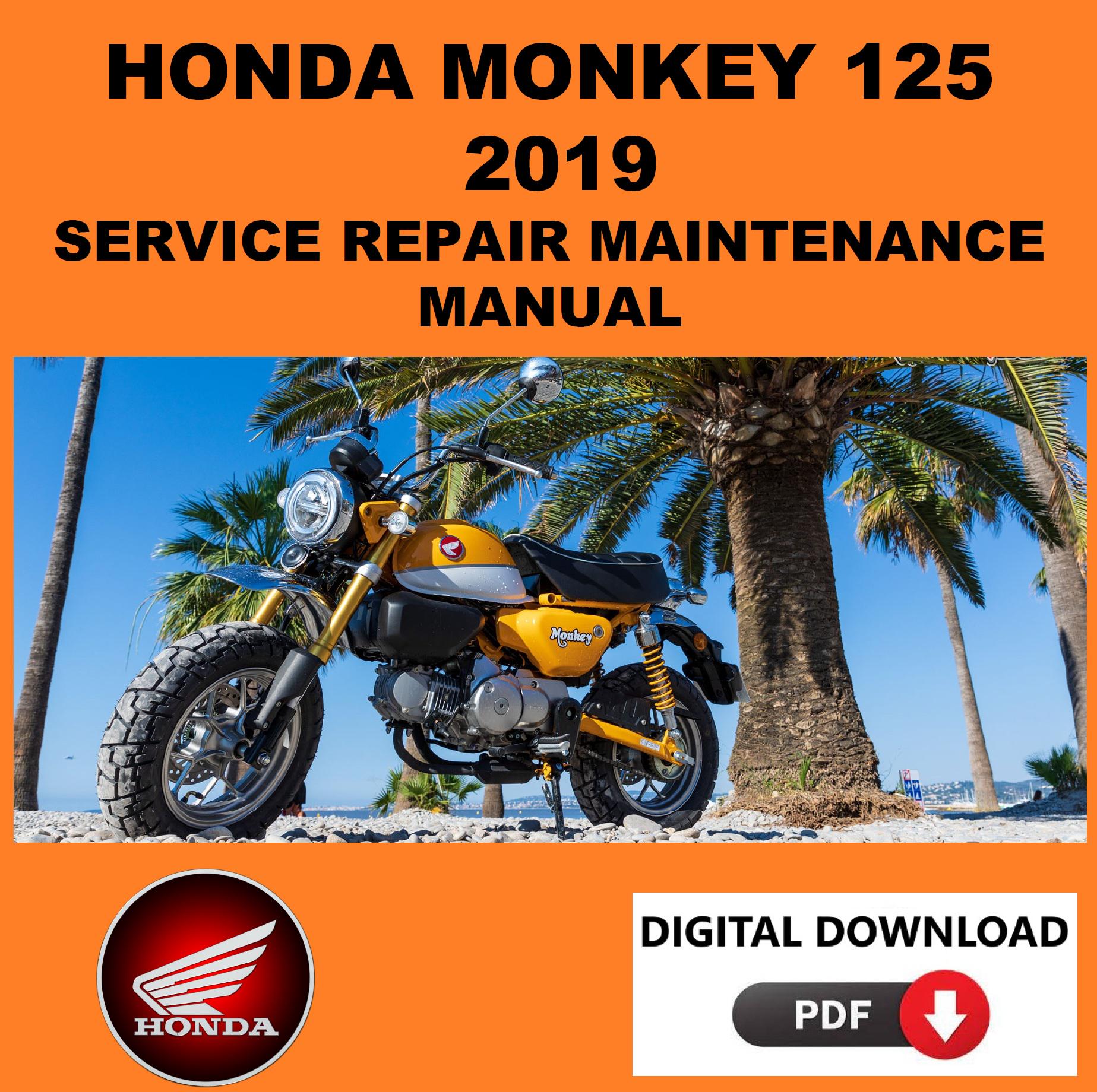 ホンダ 2019 モンキー125 サービスマニュアル メンテナンス 修理