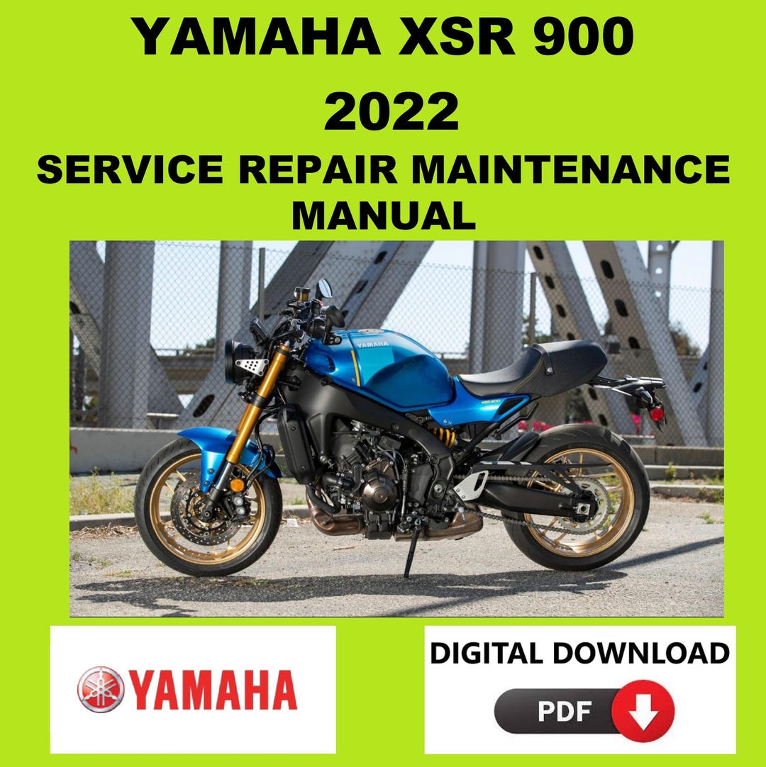 ヤマハ 2022 XSR 900 サービスマニュアル メンテナンス 修理 - Etsy 日本
