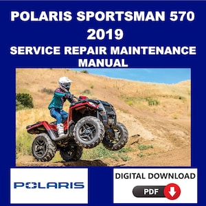 Polaris 2019 Sportsman 570 Service Manual Maintenance Repair