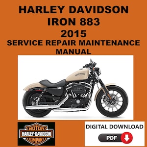 Harley Davidson 2015 Iron 883 Service Manual Maintenance Repair