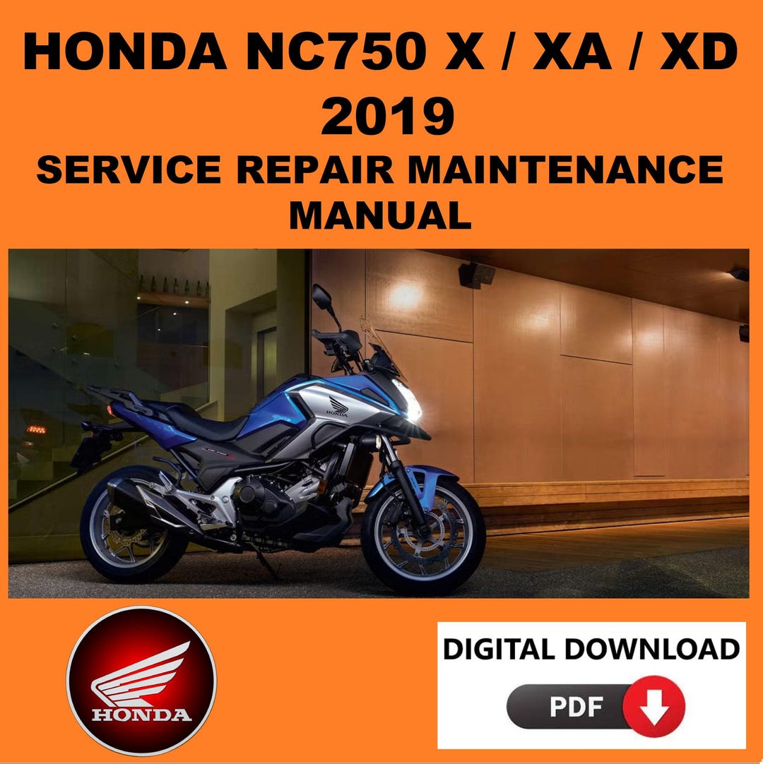 Honda 2019 NC750X Service Manual Maintenance Repair - Etsy Israel