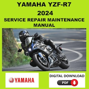 Yamaha 2024 YZF-R7 Service Manual Maintenance Repair