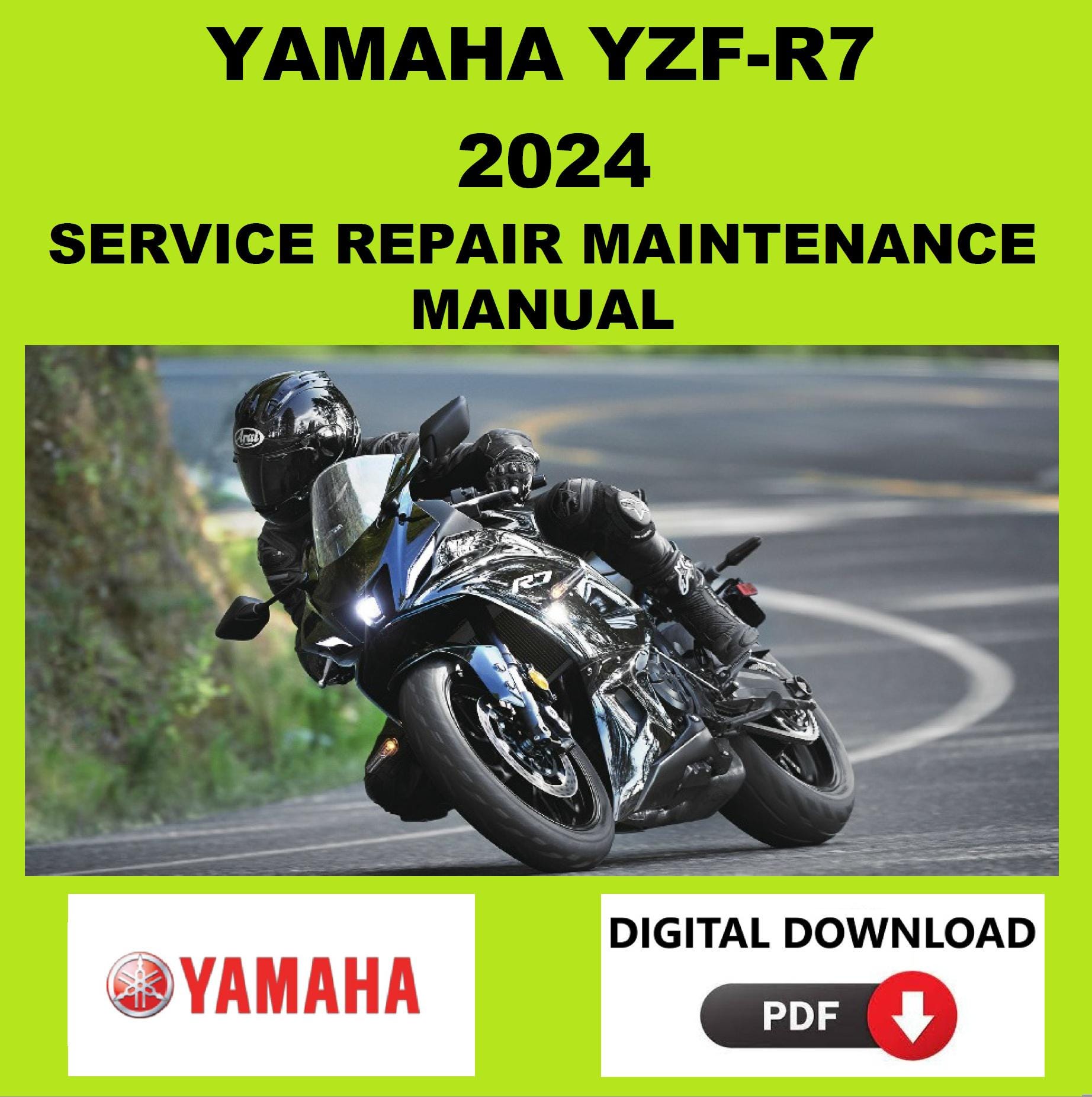 Yamaha 2024 YZF-R7 Service Manual Maintenance Repair - Etsy