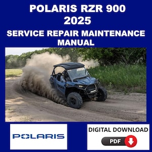 Manuale di assistenza, manutenzione e riparazione Polaris RZR 900 2025
