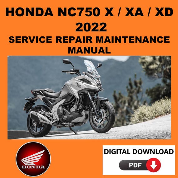 Honda 2022 NC750X Service Manual Maintenance Repair - Etsy
