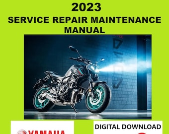 Yamaha MT07 Service Manual | 2018-2020 Motorcycle Repair Guide