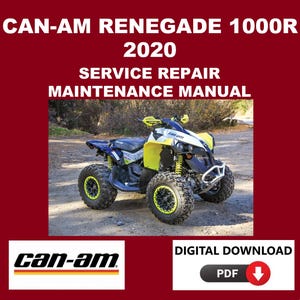 Can-Am 2020 Renegade 1000R Service Manual Maintenance Repair
