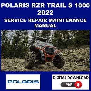 Manuale di assistenza, manutenzione e riparazione Polaris RZR Trail S 1000 2022
