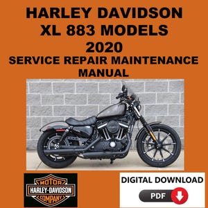 Harley Davidson 2020 XL 883 Service Manual Maintenance Repair