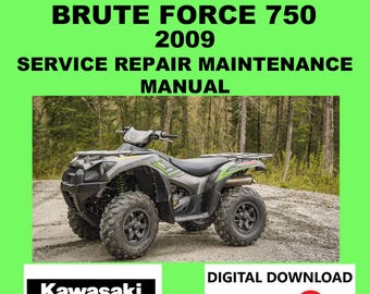2012-2014 Kawasaki Brute Force 750 4X4i / KVF750 4X4 EPS Service Repair Manual E - Foto 6