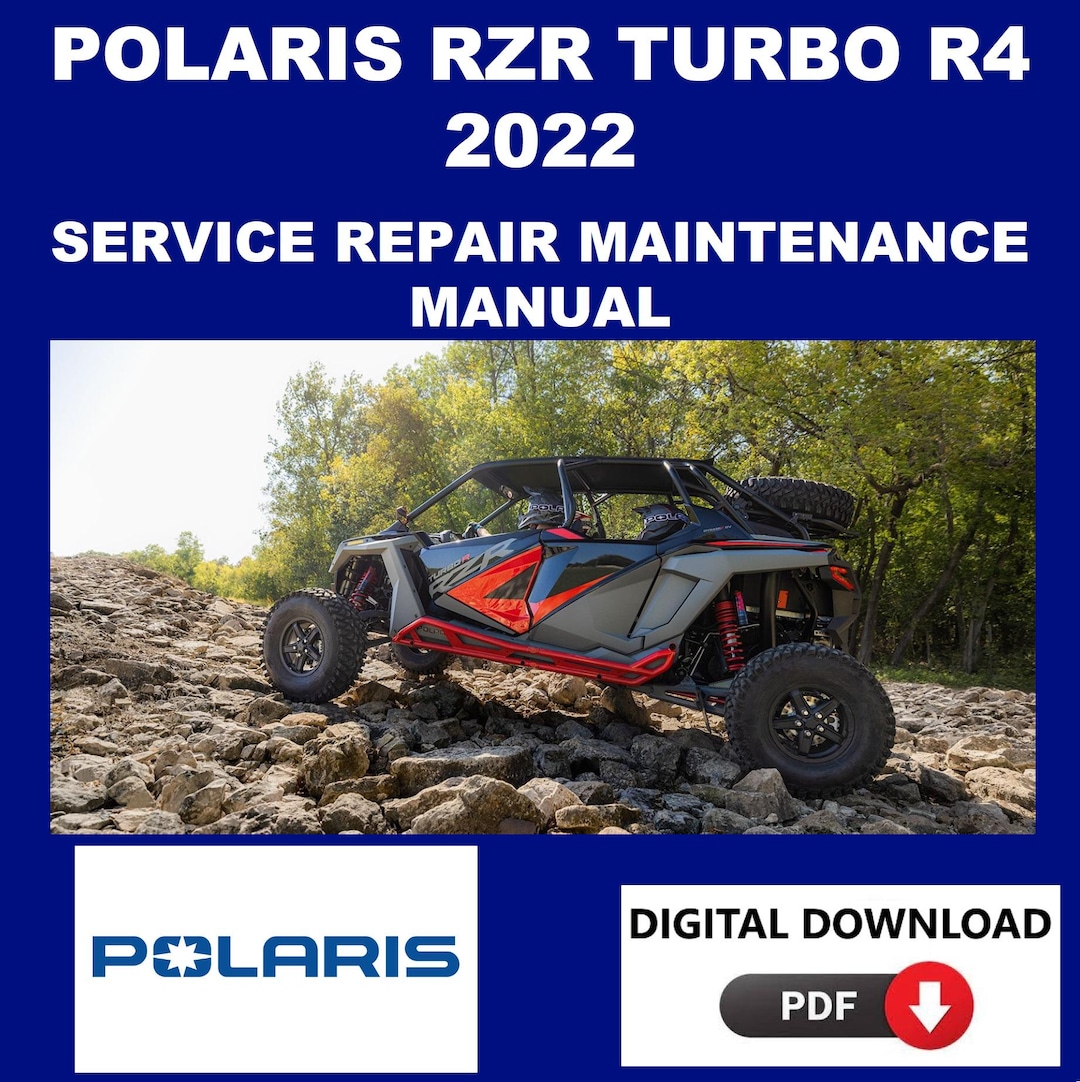 Polaris 2022 RZR Turbo R4 Service Manual Maintenance Repair - Etsy