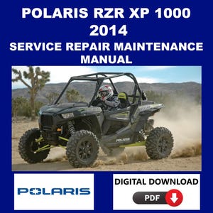 Polaris 2014 RZR EXP 1000 Service Handbuch Wartung Reparatur