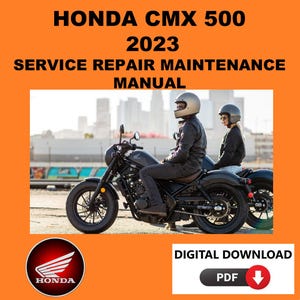 Honda 2023 CMX500 Service Manual Maintenance Repair