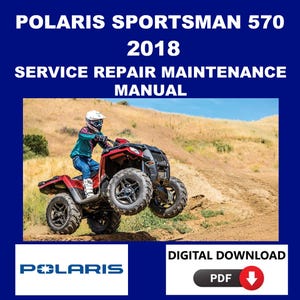 Polaris 2018 Sportsman 570 Service Manual Maintenance Repair