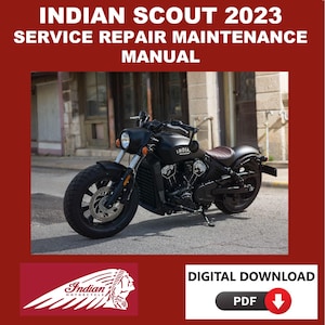 Manual de serviço do Indian Scout 2023 Manutenção Reparo
