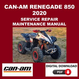 Can-Am 2020 Renegade 850 Service Manual Maintenance Repair