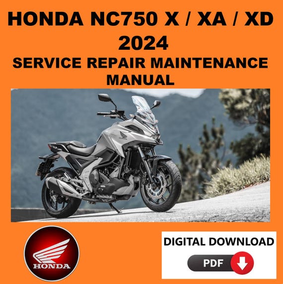 Honda 2024 NC750X Service Manual Maintenance Repair - Etsy