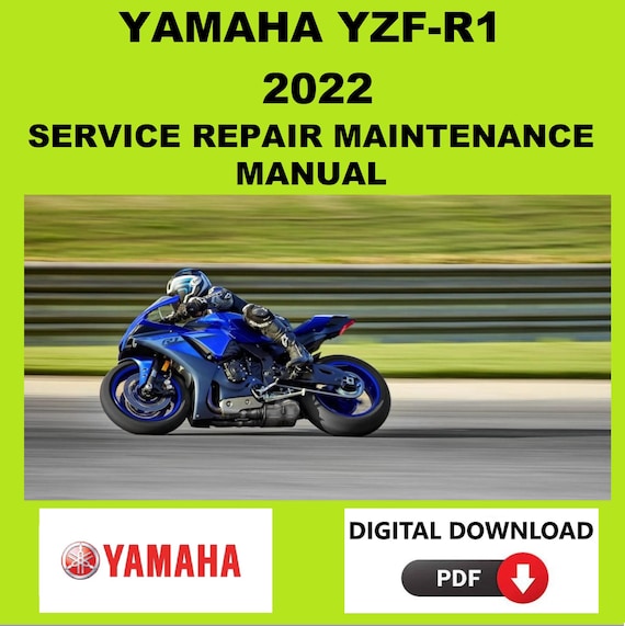 Yamaha 2022 YZF-R1 Service Manual Maintenance Repair - Etsy