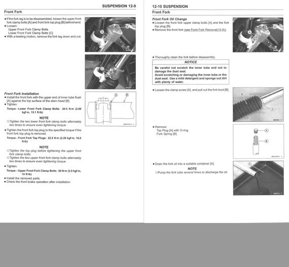 Kawasaki 2020 KLX 230 サービスマニュアル メンテナンス 修理 - Etsy 日本