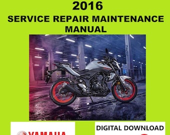 2020-2023 Yamaha MT-03 / FZ-03 Service Repair Workshop Manual - Etsy